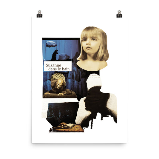Suzanne dans le bain : Photo paper poster