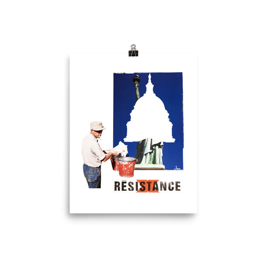 Résistance : Photo paper poster