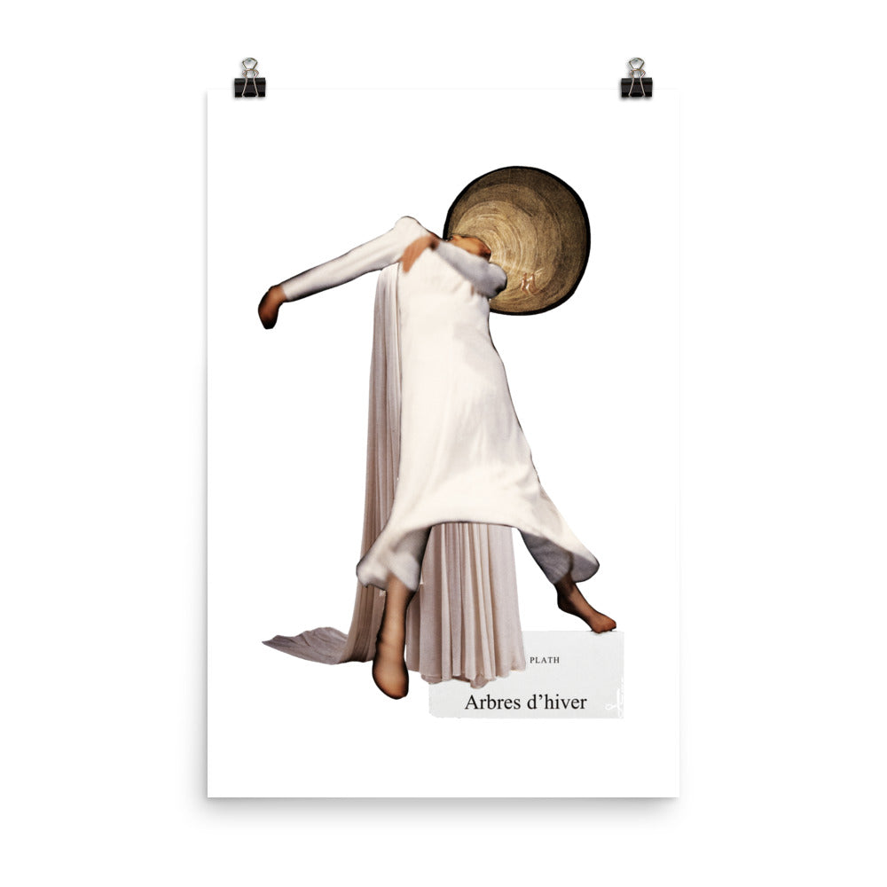 Arbres d'hiver : Photo paper poster