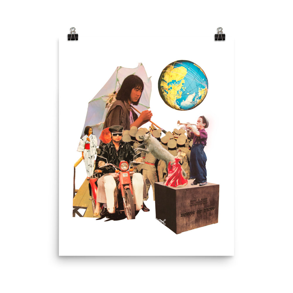 Around the World : Photo paper poster