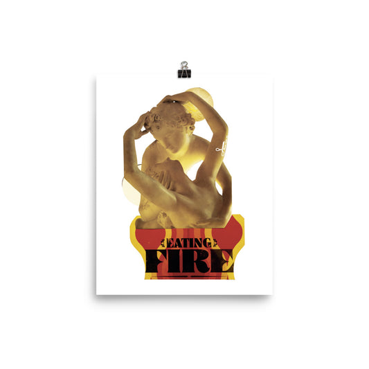 Eating Fire : Photo paper poster