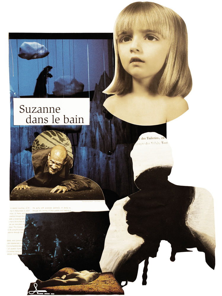 Suzanne dans le bain