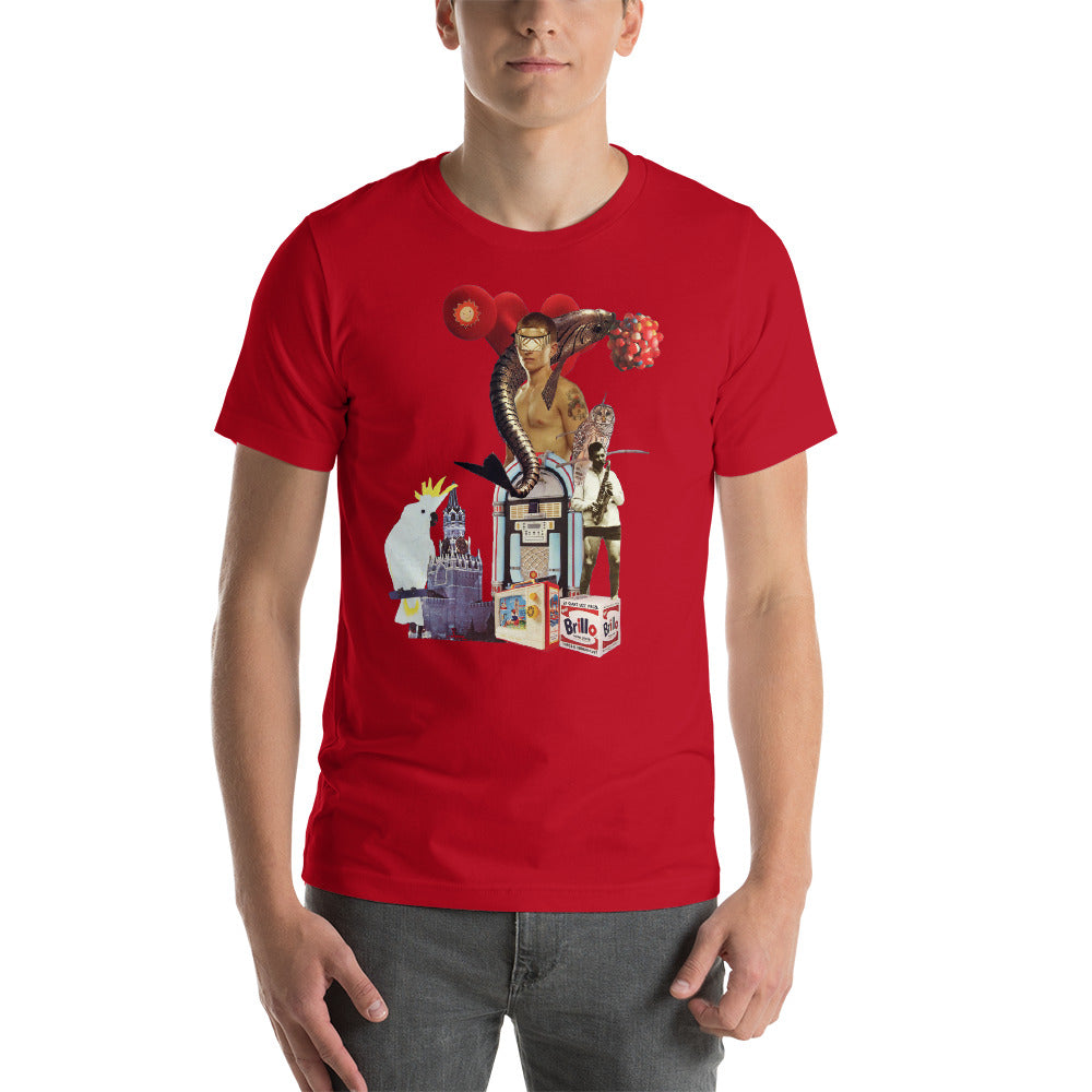 Music Goes On : Short-Sleeve Unisex T-Shirt
