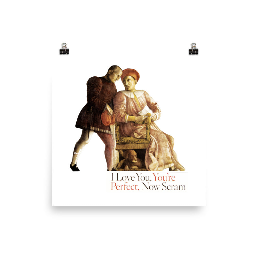 Now Scram : Photo paper poster