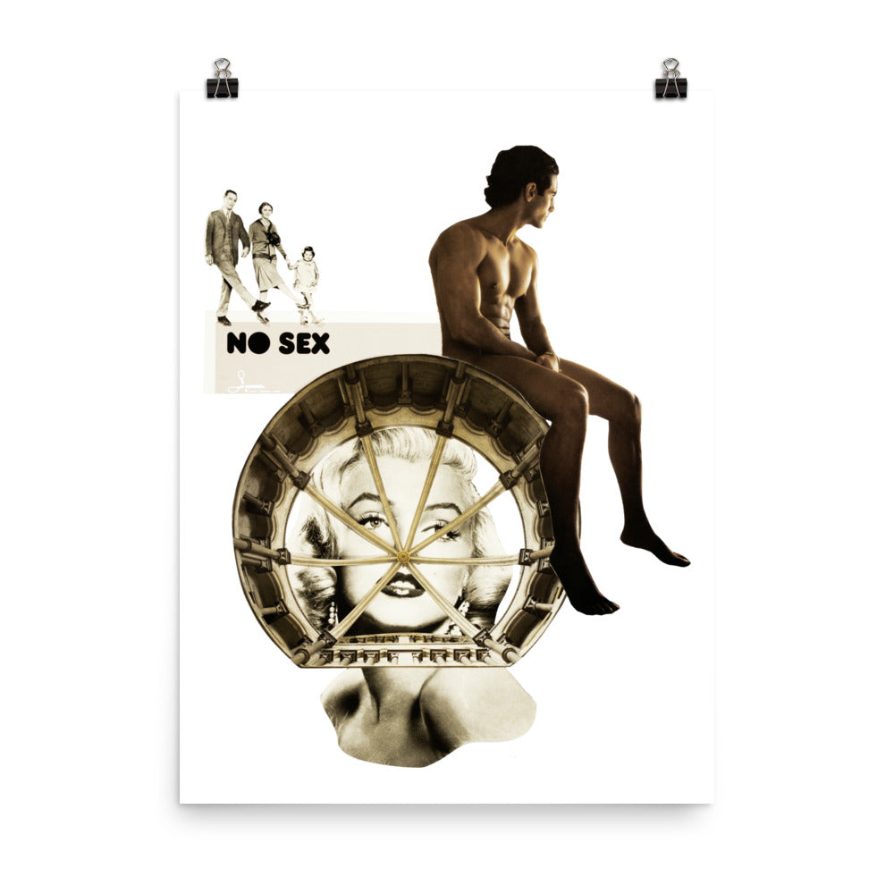 No Sex : Photo paper poster