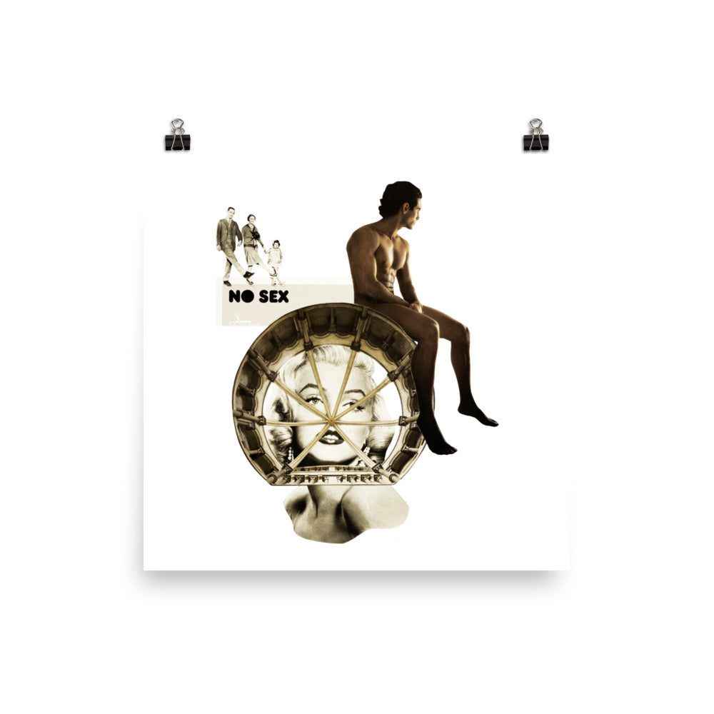 No Sex : Photo paper poster