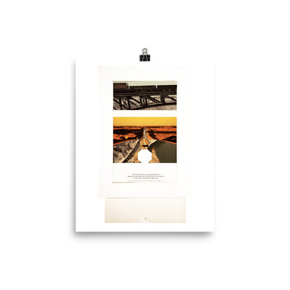 Never Look Down : Photo paper poster