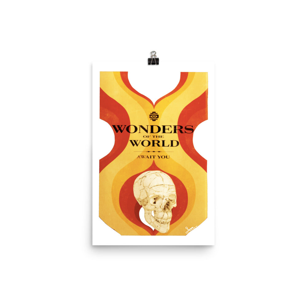 Wonders of the World : Photo paper poster