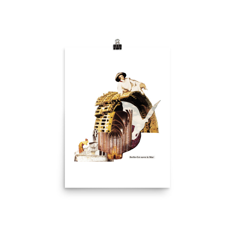 Berlin-Est ouvre le Mur : Photo paper poster