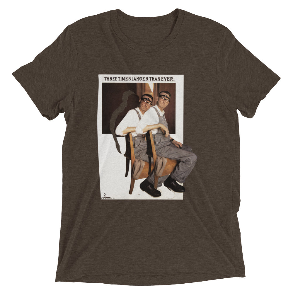 Three Times Larger Than Ever : Short sleeve t-shirt