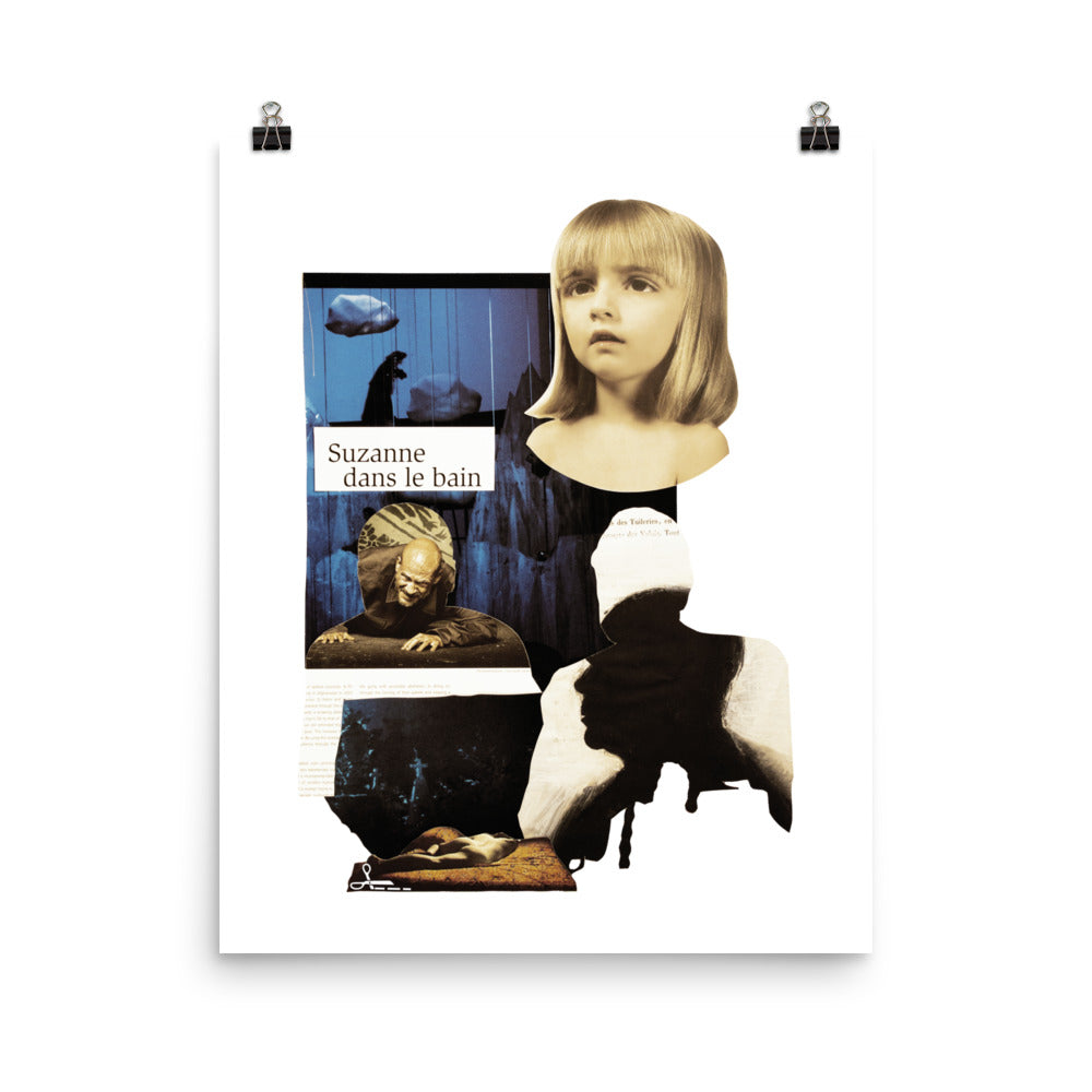 Suzanne dans le bain : Photo paper poster