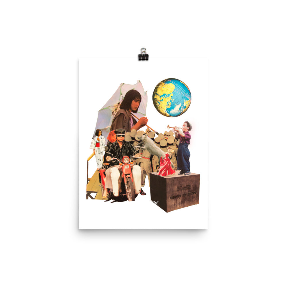 Around the World : Photo paper poster