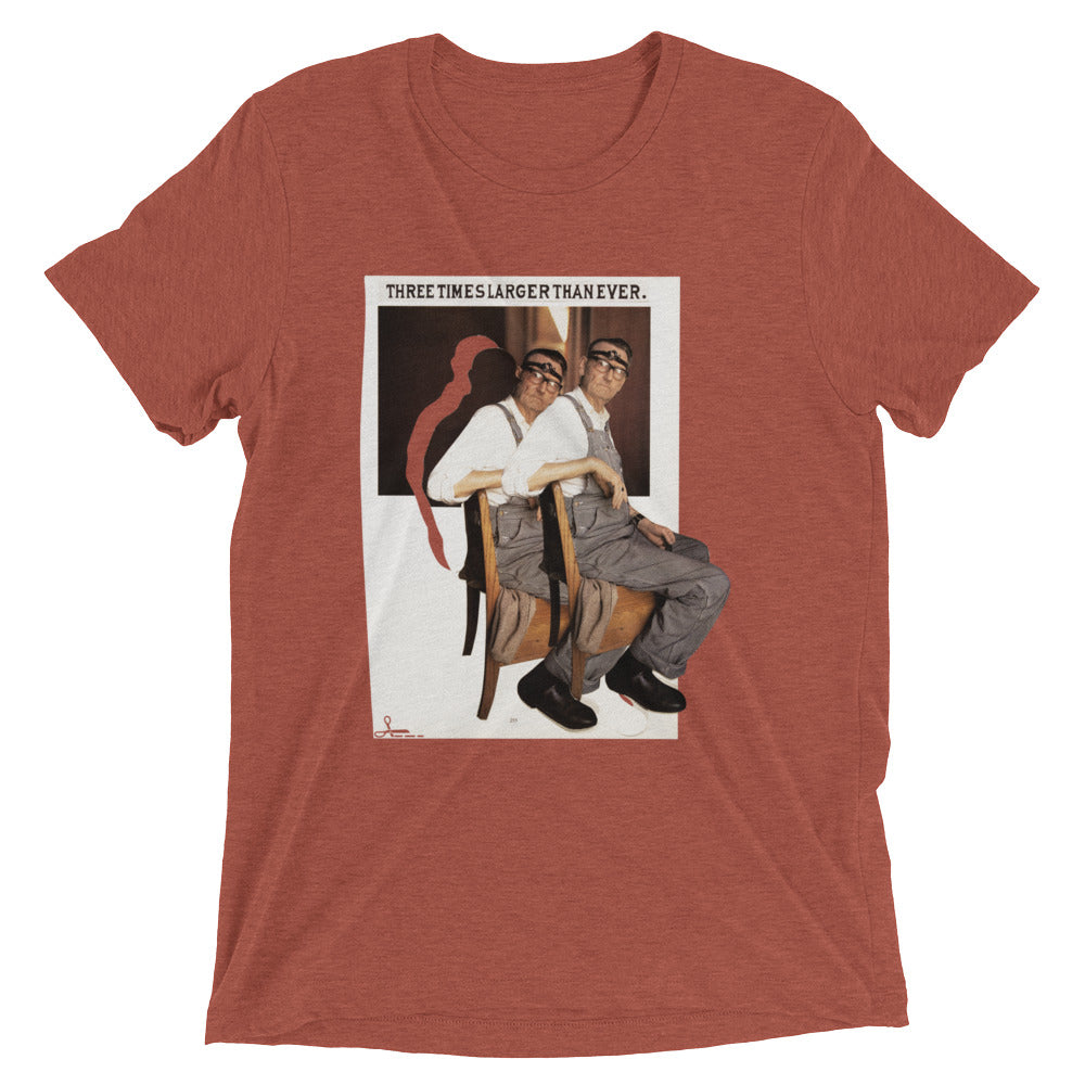Three Times Larger Than Ever : Short sleeve t-shirt