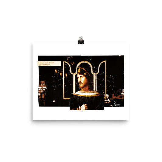Nous serions devenus plus ambitieux : Photo paper poster
