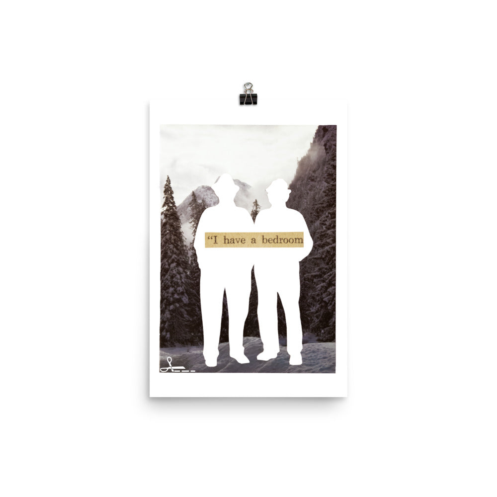 I Have a Bedroom : Photo paper poster
