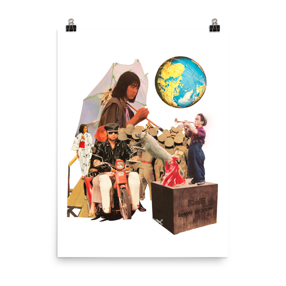 Around the World : Photo paper poster