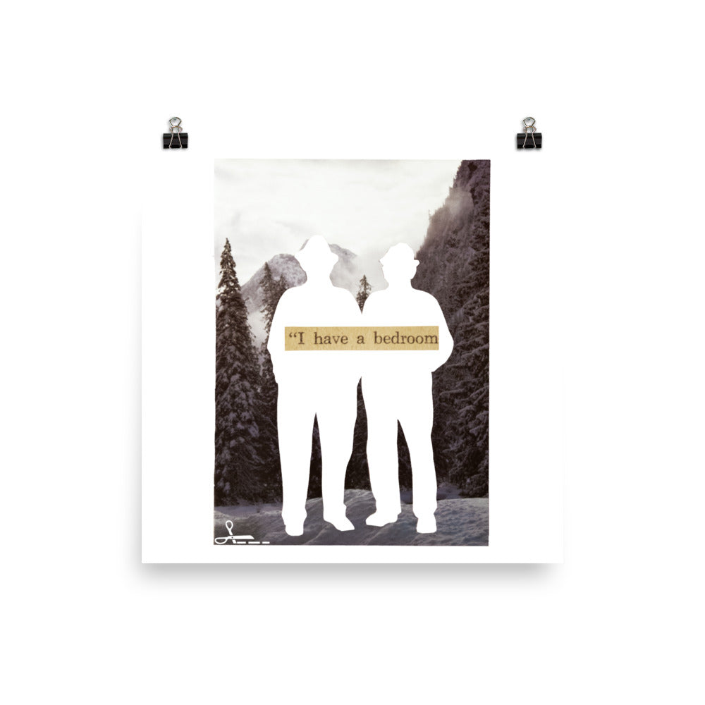 I Have a Bedroom : Photo paper poster