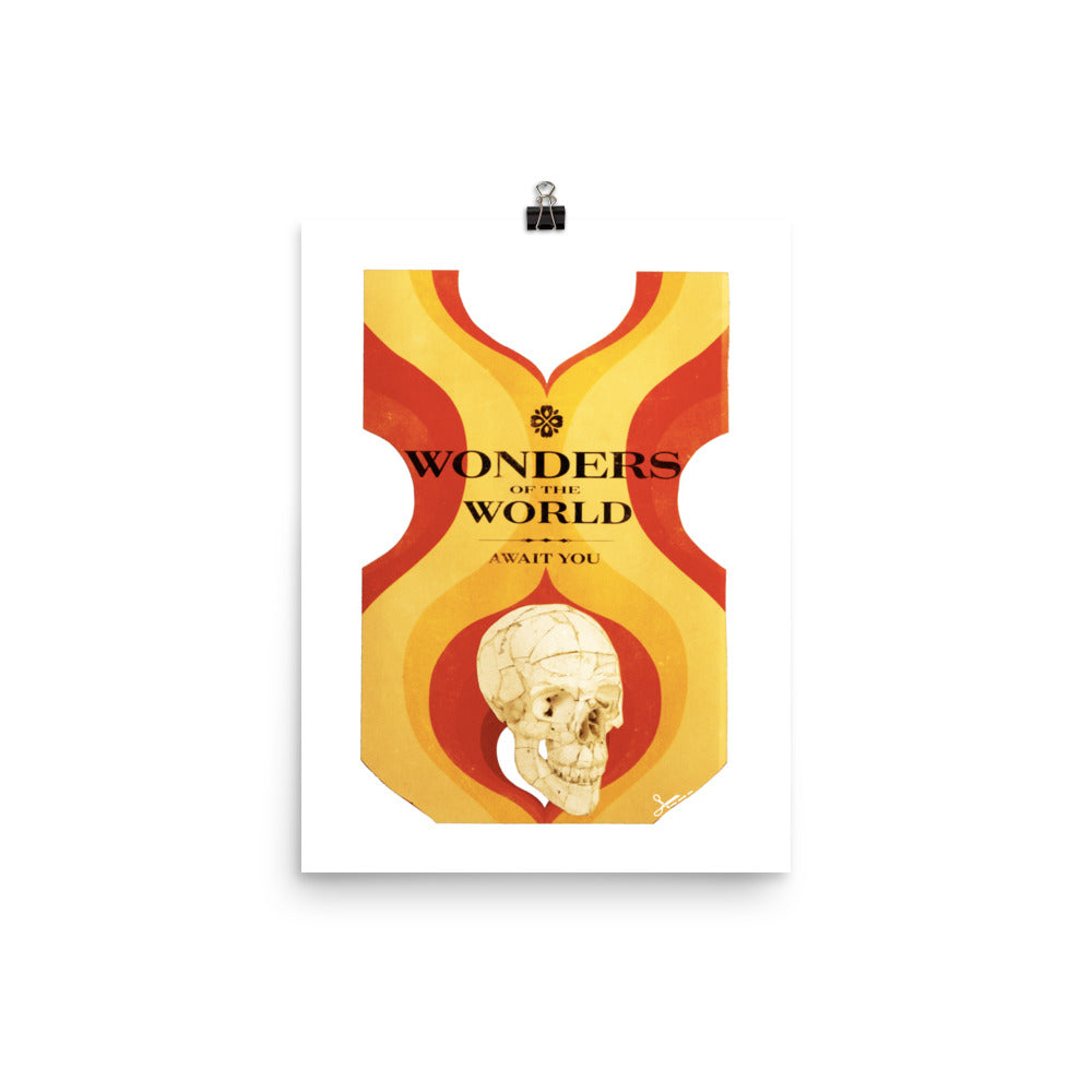 Wonders of the World : Photo paper poster