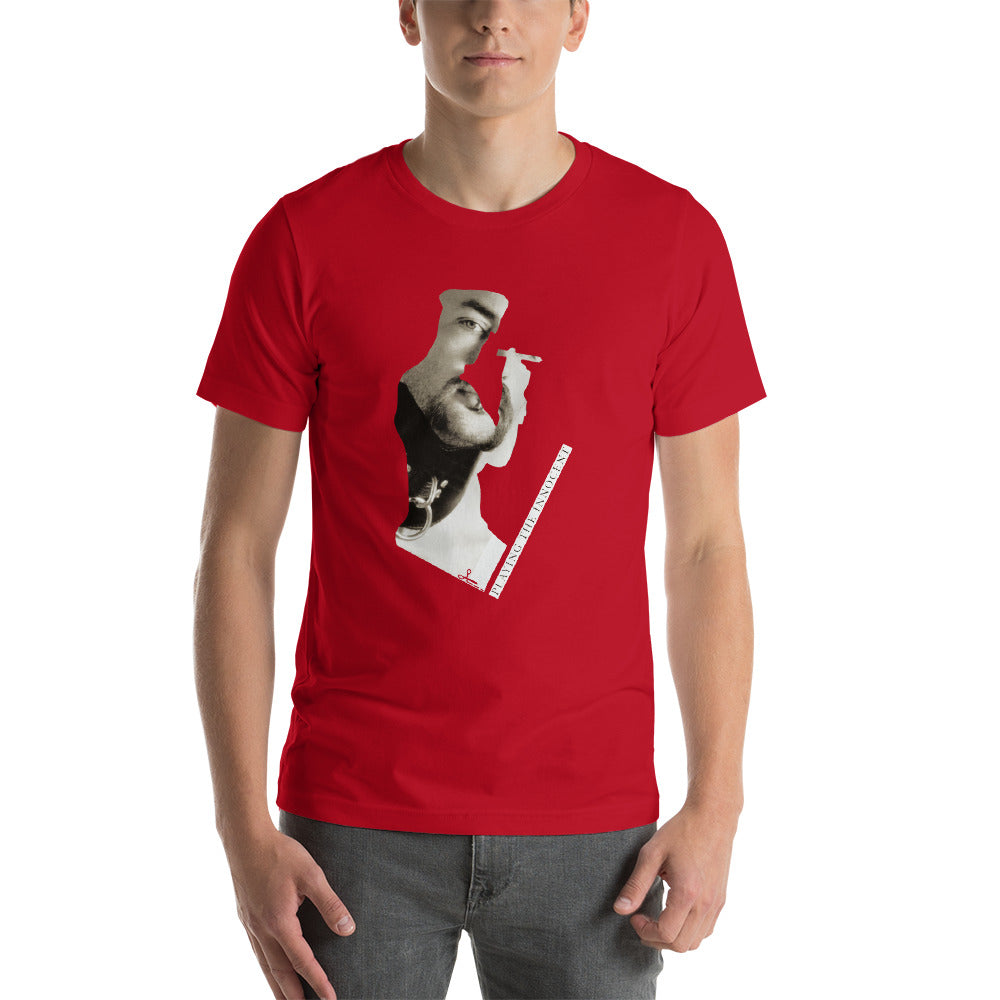 Playing the Innocent : Short-Sleeve Unisex T-Shirt