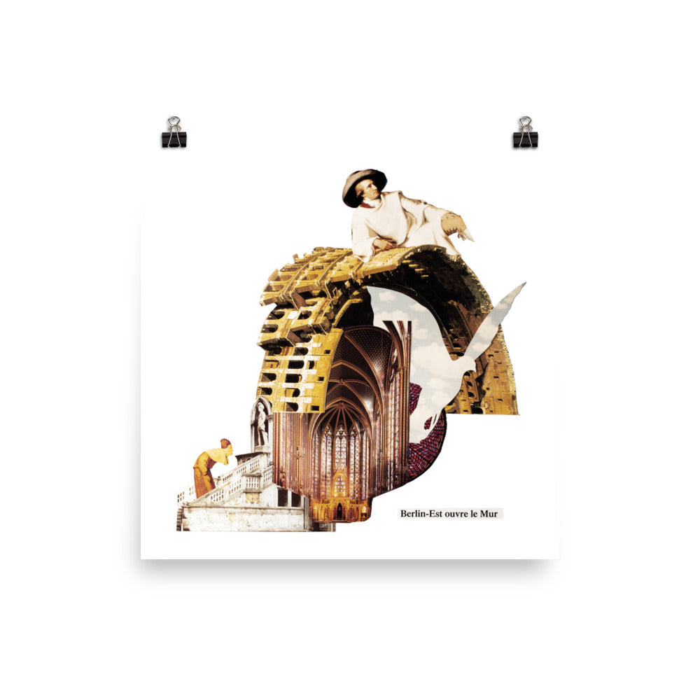 Berlin-Est ouvre le Mur : Photo paper poster