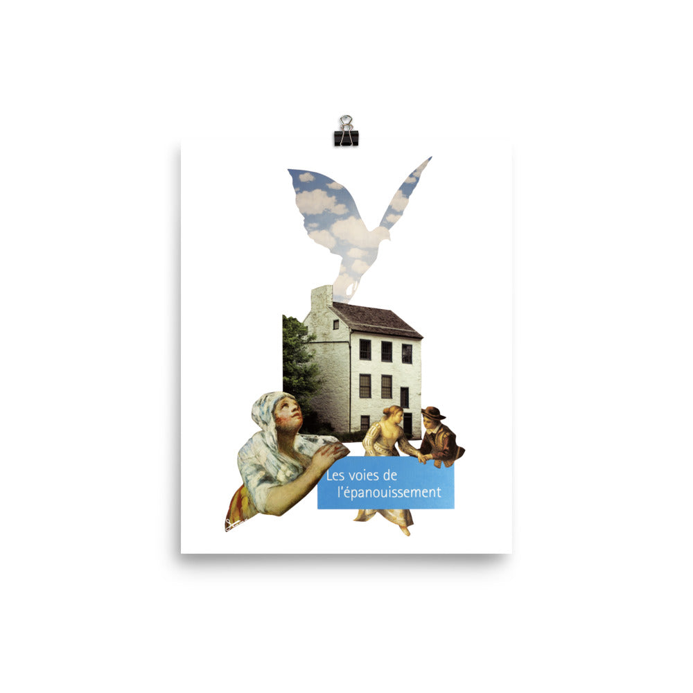 Les voies de l'épanouissement : Photo paper poster