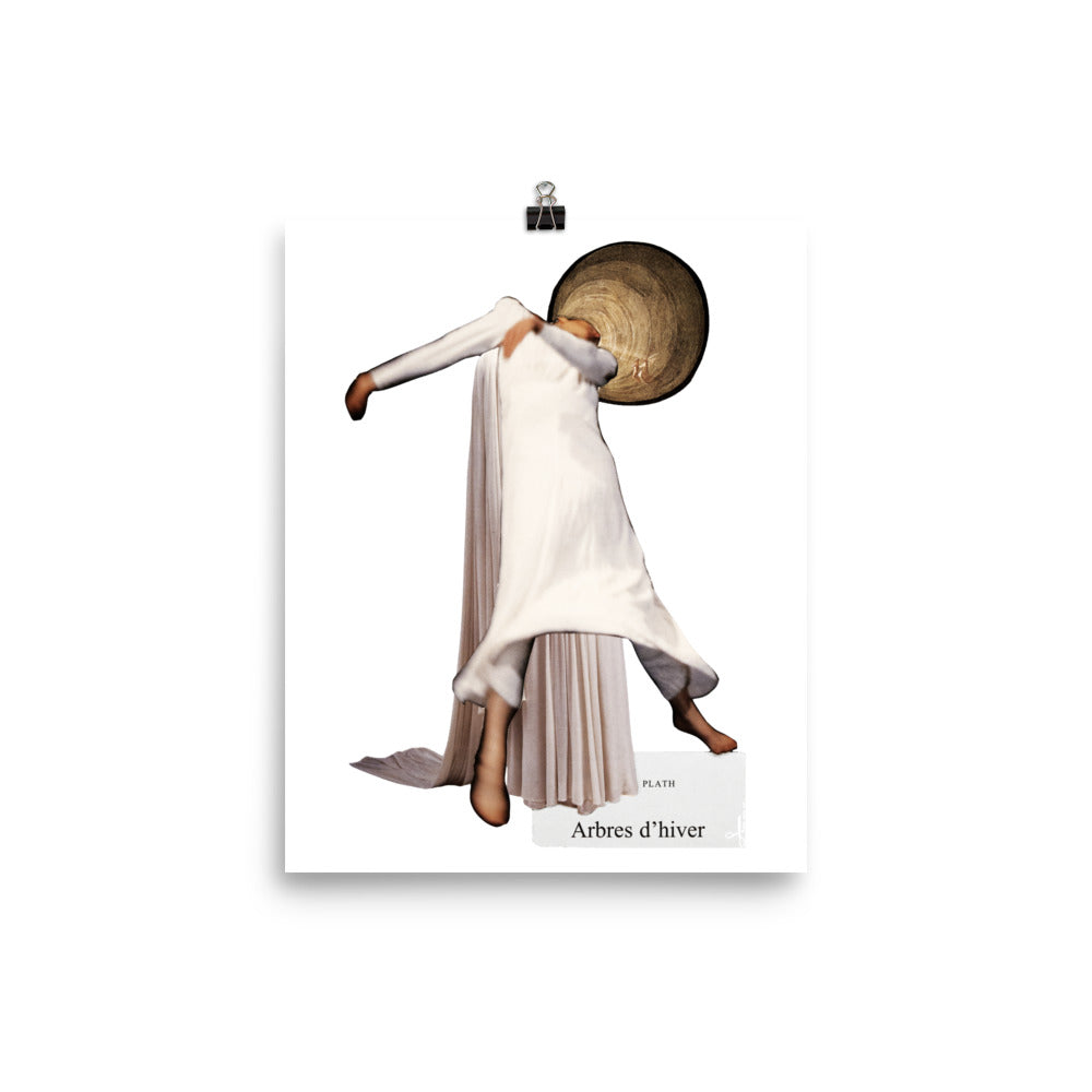 Arbres d'hiver : Photo paper poster