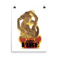 Eating Fire : Photo paper poster