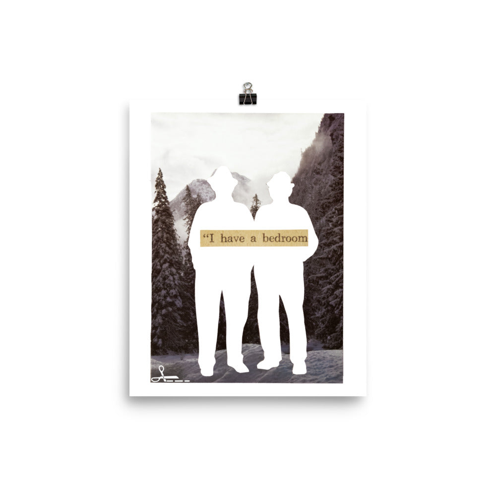 I Have a Bedroom : Photo paper poster
