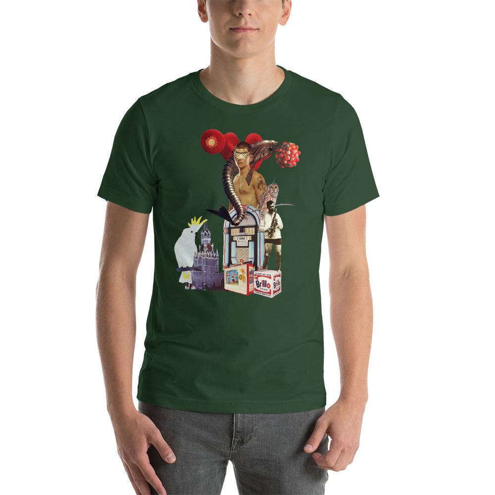 Music Goes On : Short-Sleeve Unisex T-Shirt