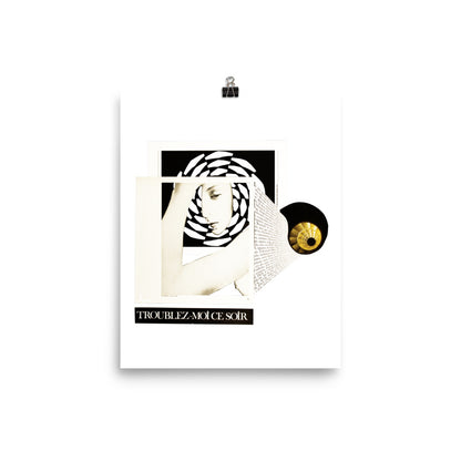 Troublez-moi ce soir : Photo paper poster
