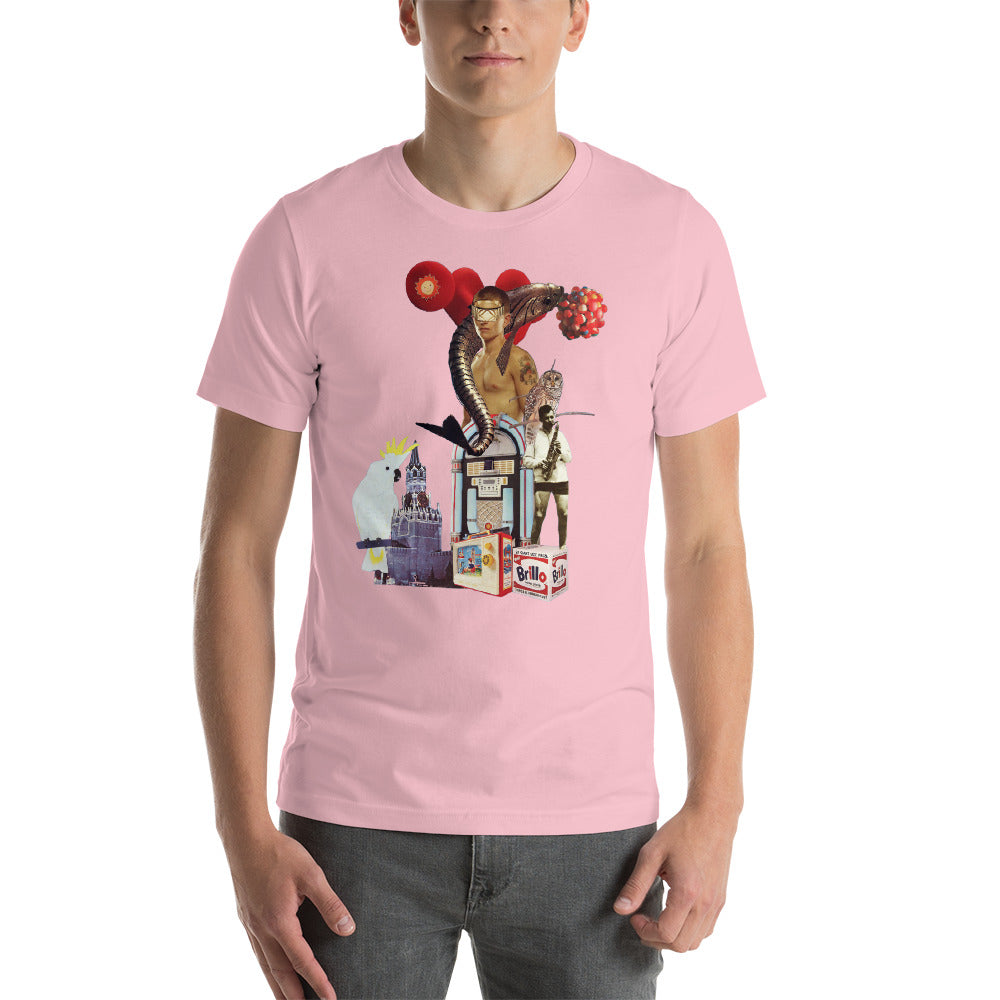 Music Goes On : Short-Sleeve Unisex T-Shirt