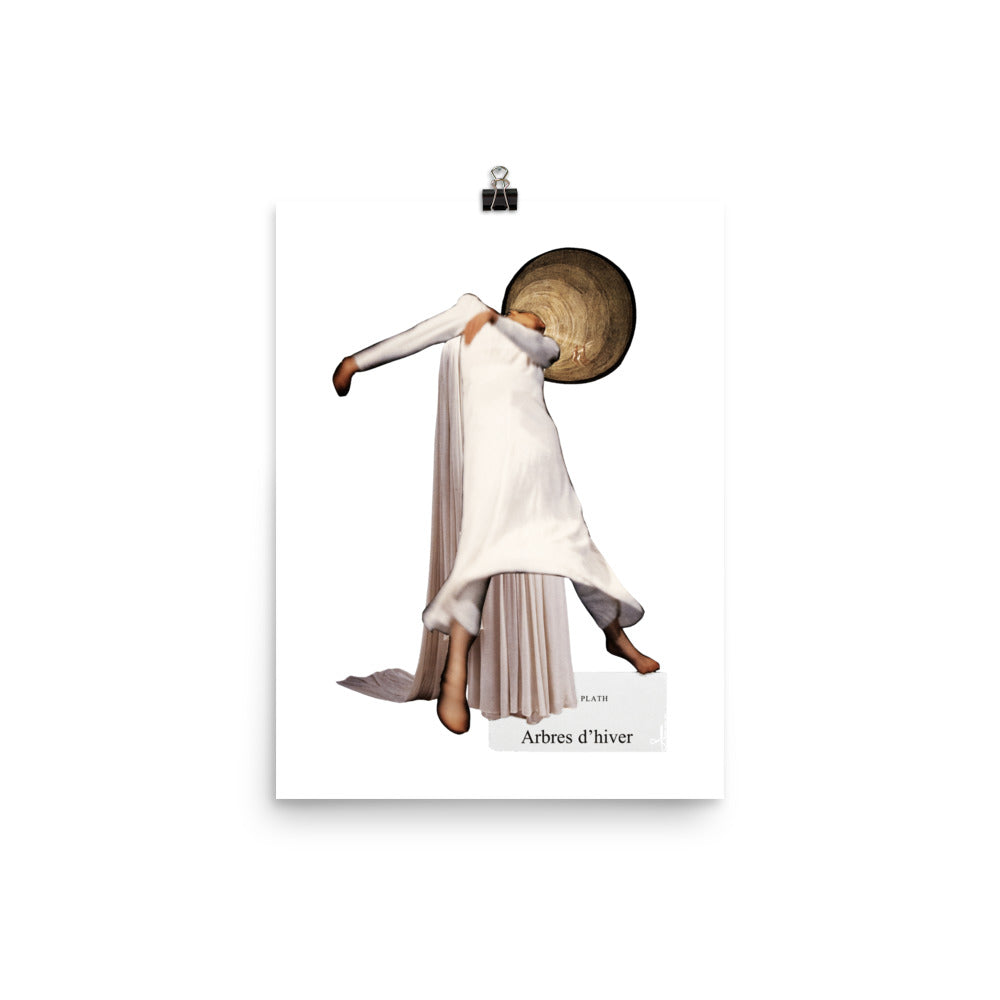 Arbres d'hiver : Photo paper poster
