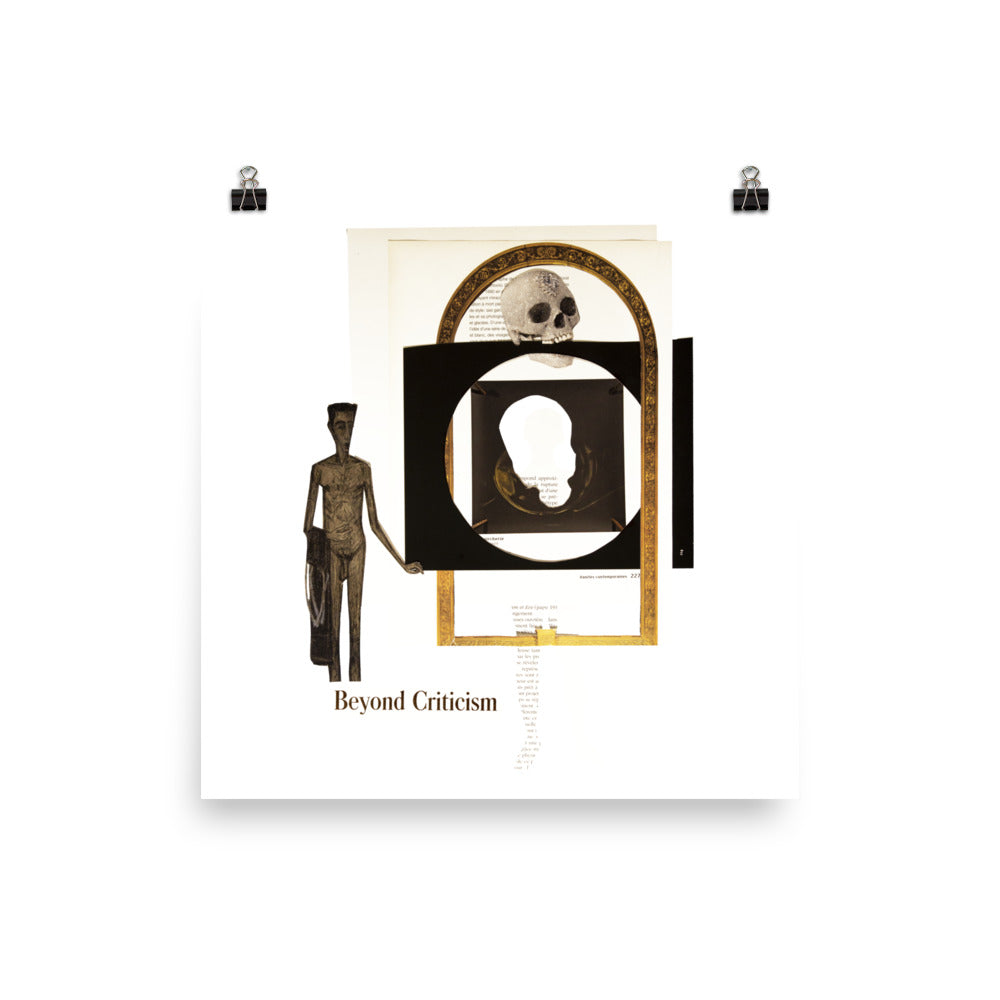 Beyond Criticism : Photo paper poster