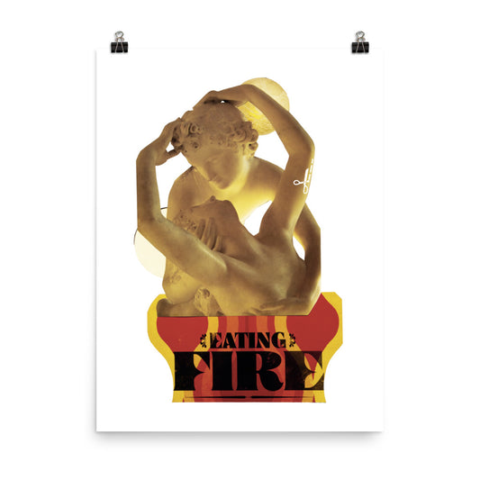 Eating Fire : Photo paper poster