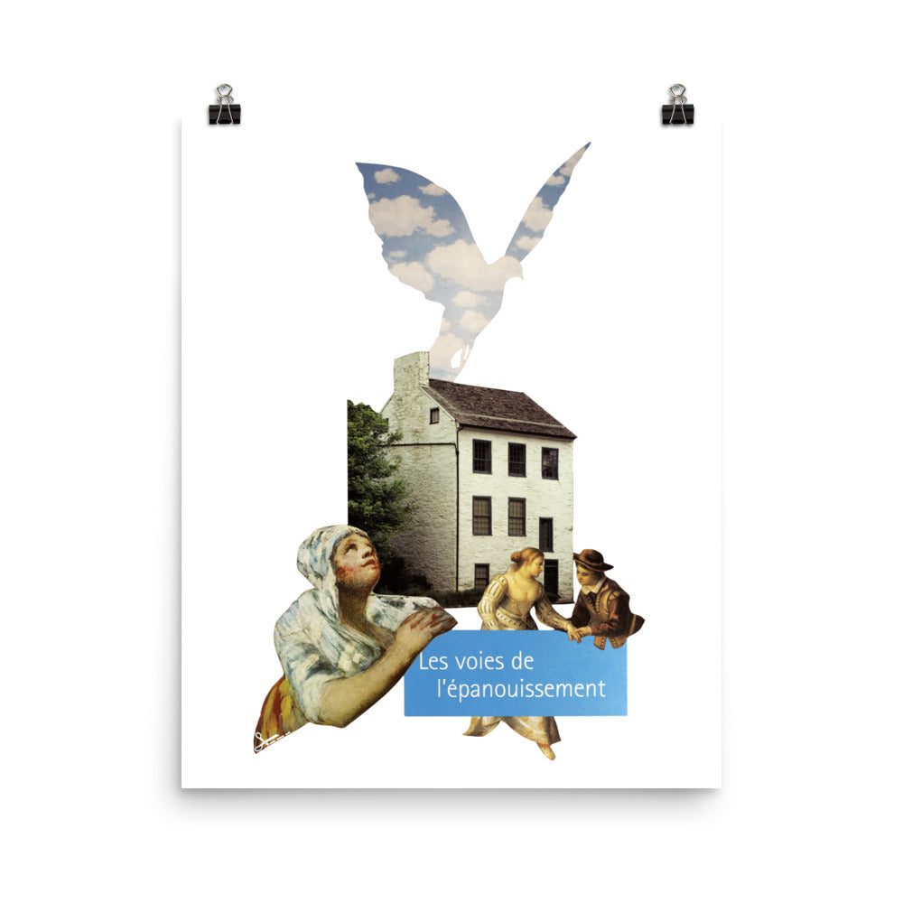 Les voies de l'épanouissement : Photo paper poster