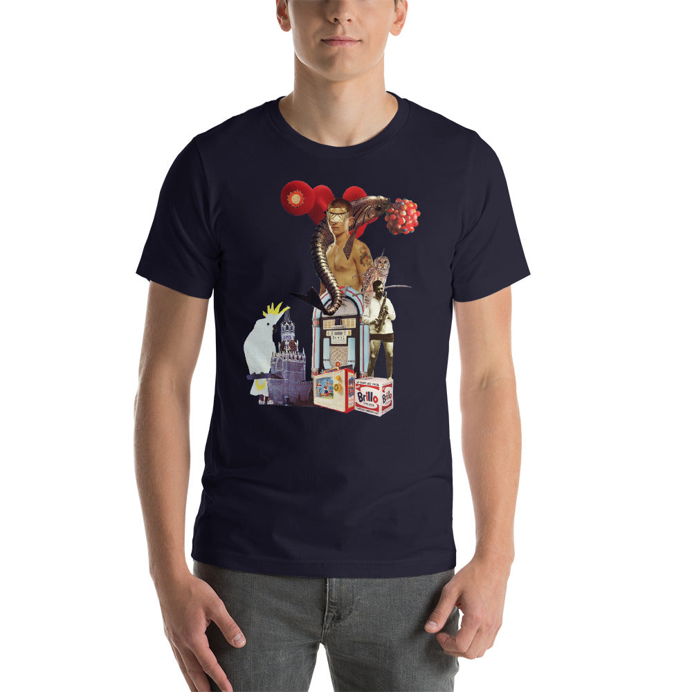 Music Goes On : Short-Sleeve Unisex T-Shirt