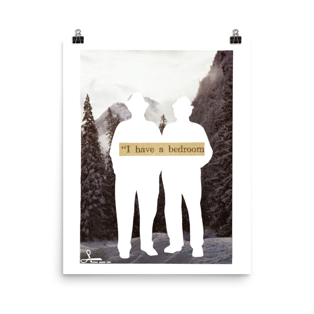 I Have a Bedroom : Photo paper poster