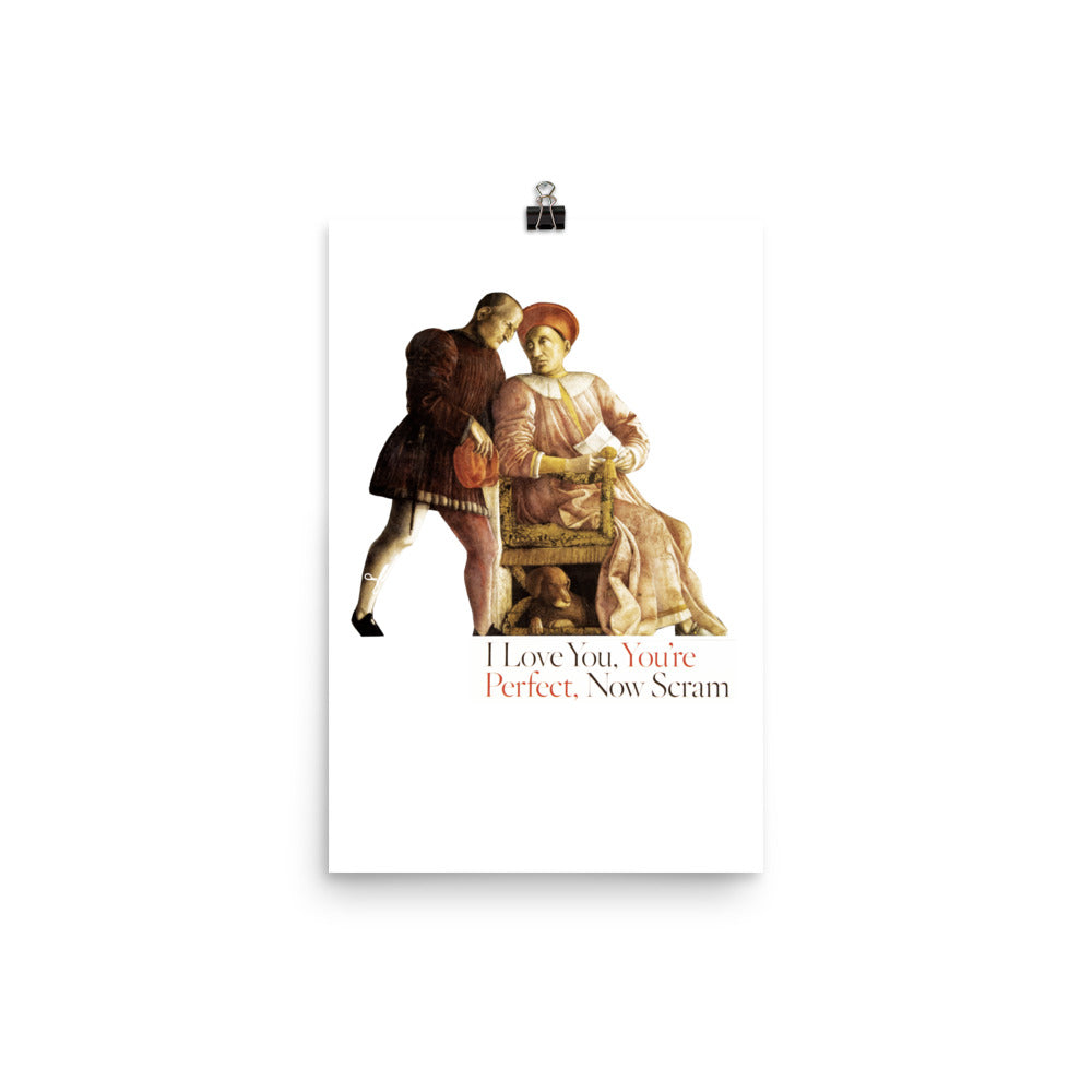 Now Scram : Photo paper poster