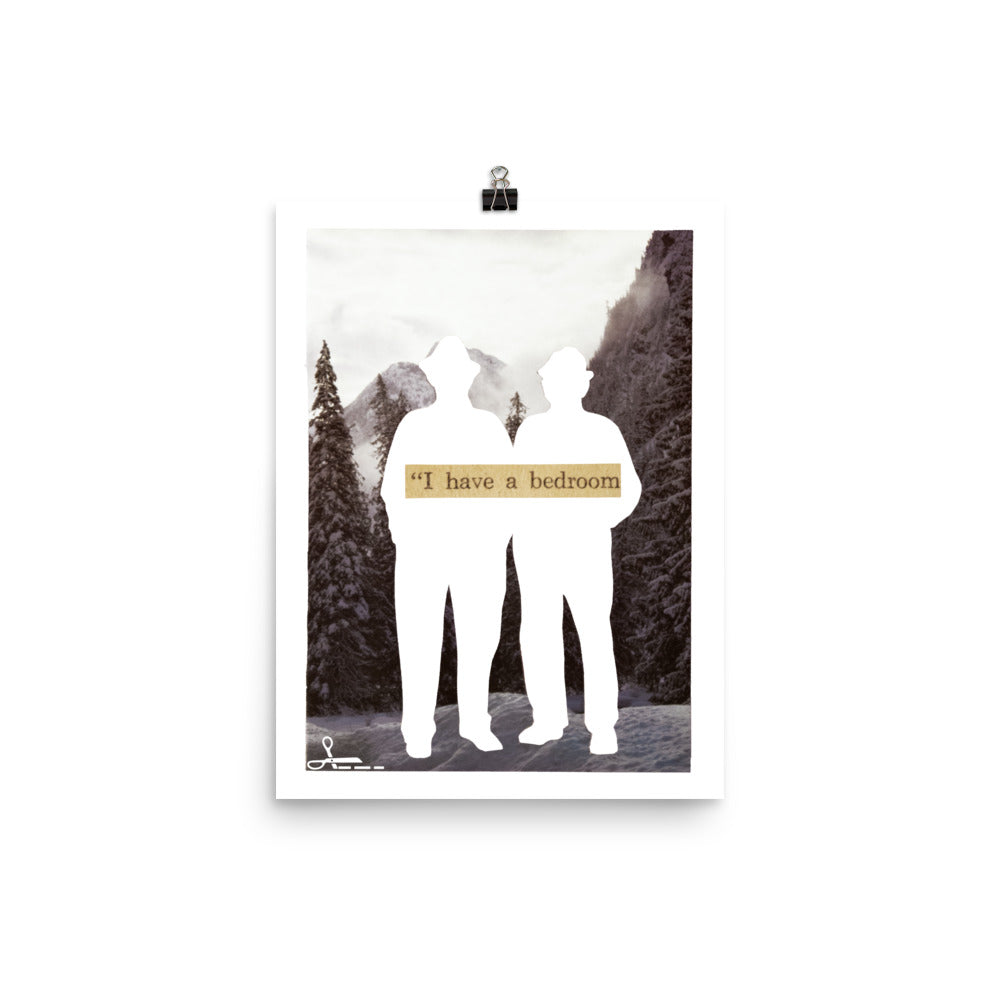I Have a Bedroom : Photo paper poster