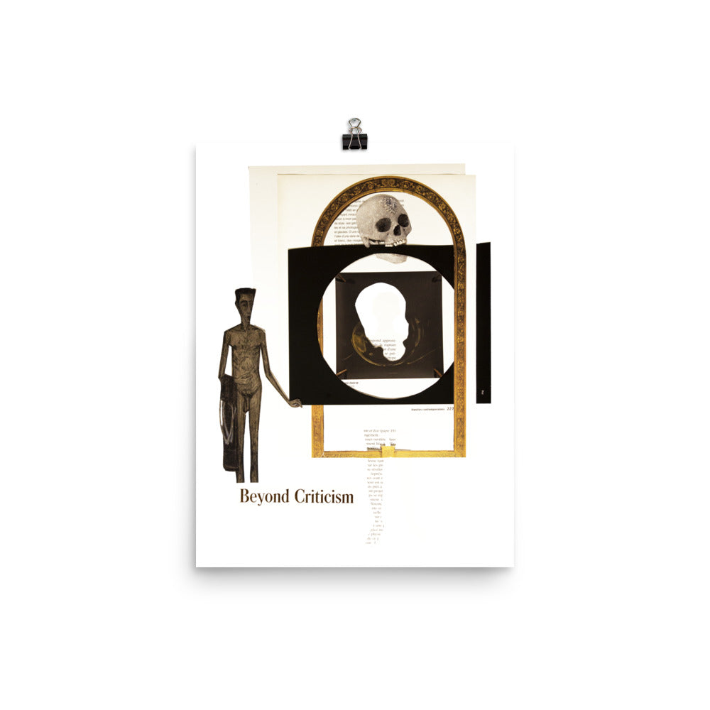 Beyond Criticism : Photo paper poster