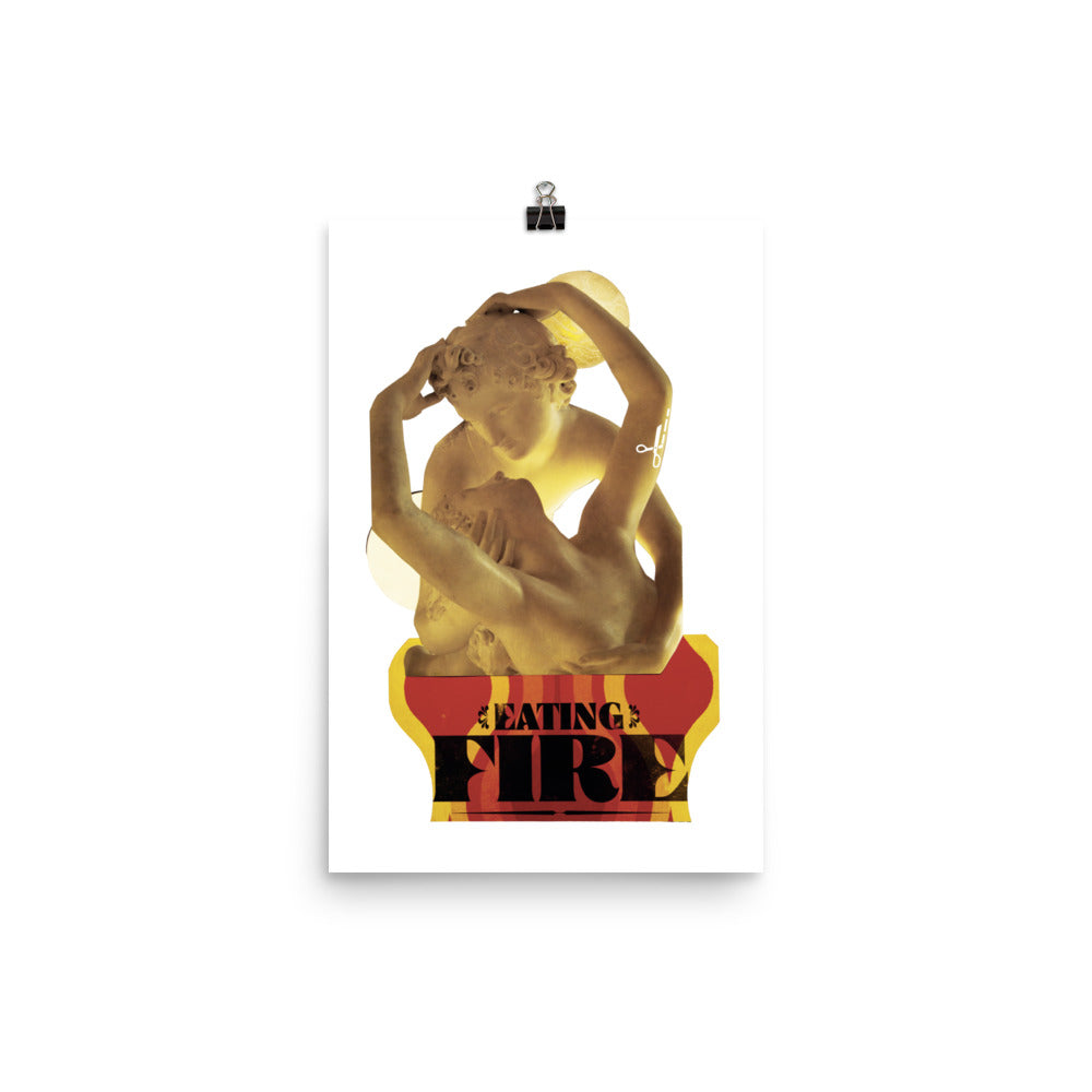Eating Fire : Photo paper poster
