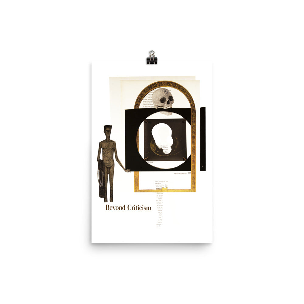 Beyond Criticism : Photo paper poster