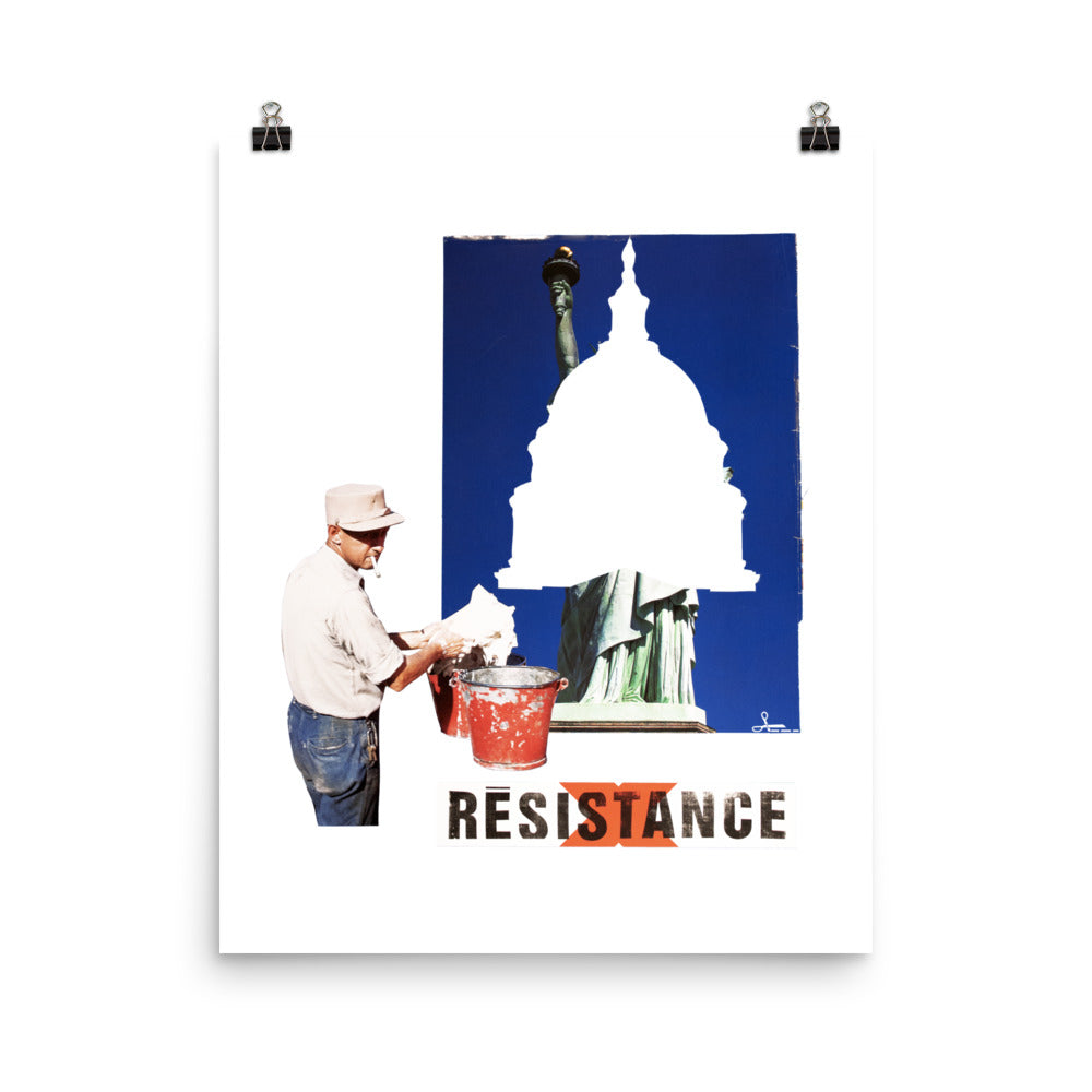 Résistance : Photo paper poster