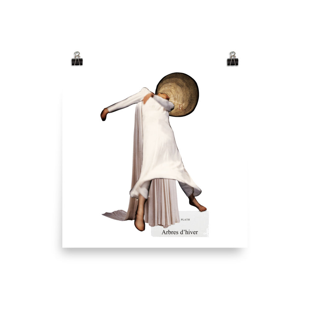 Arbres d'hiver : Photo paper poster