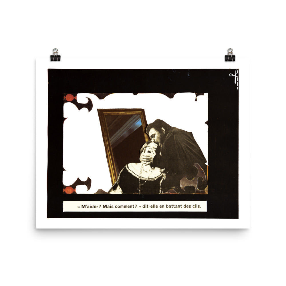 M'aider ? Mais comment ? : Photo paper poster