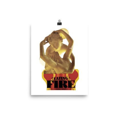Eating Fire : Photo paper poster