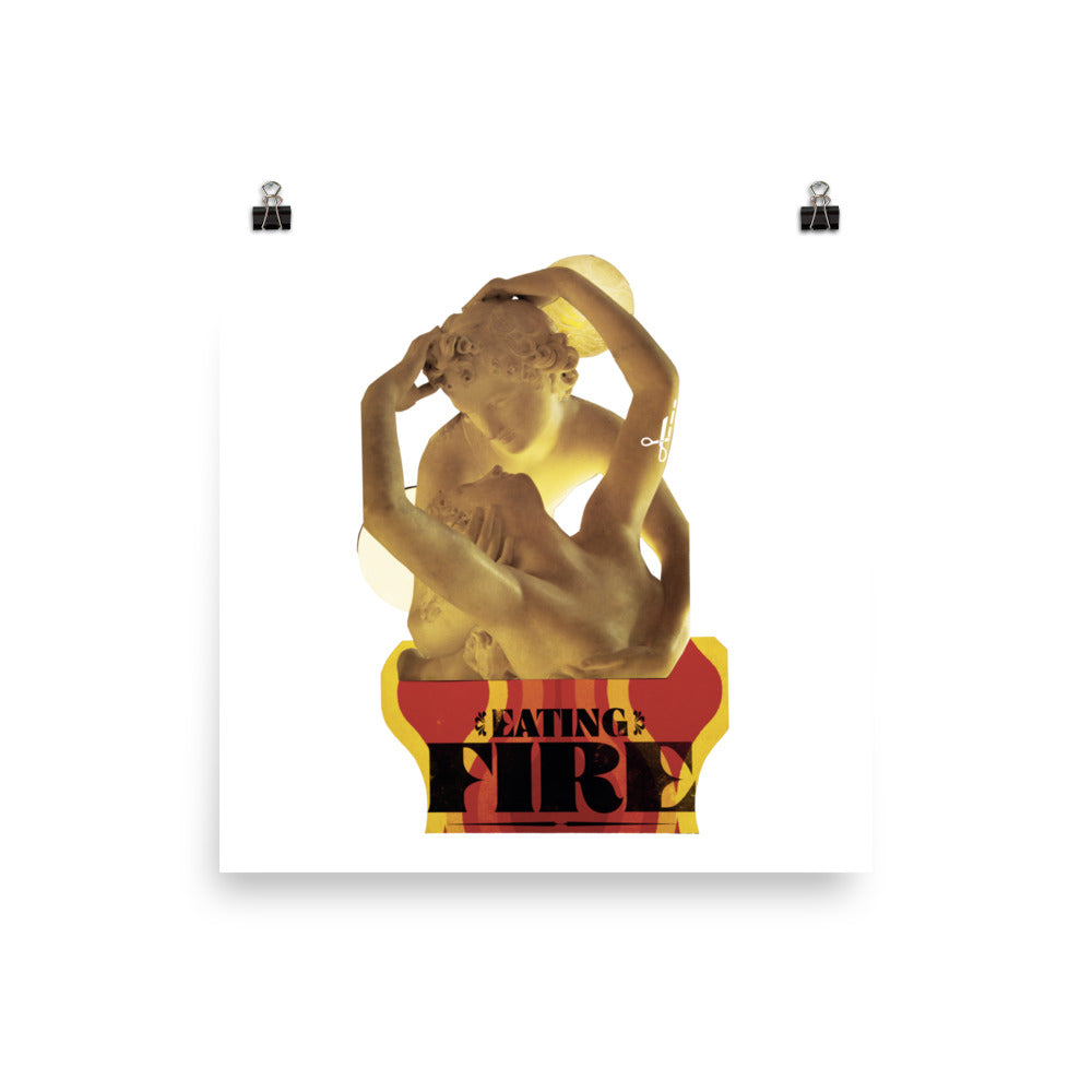 Eating Fire : Photo paper poster