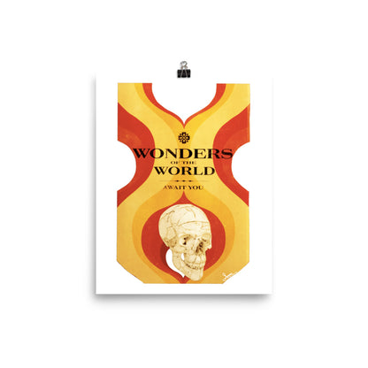 Wonders of the World : Photo paper poster