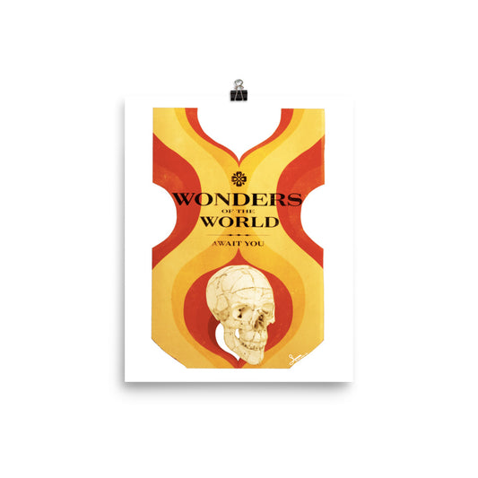 Wonders of the World : Photo paper poster