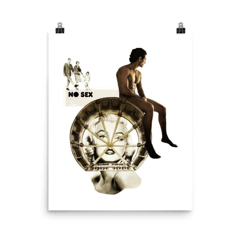 No Sex : Photo paper poster